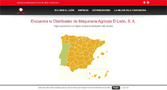 Desktop Screenshot of distribuidoreselleon.com